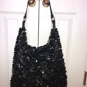 🌻Black Sequin NWOT Gorgeous Evening ShoulderBag🌻